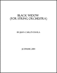 Black Widow Orchestra sheet music cover Thumbnail